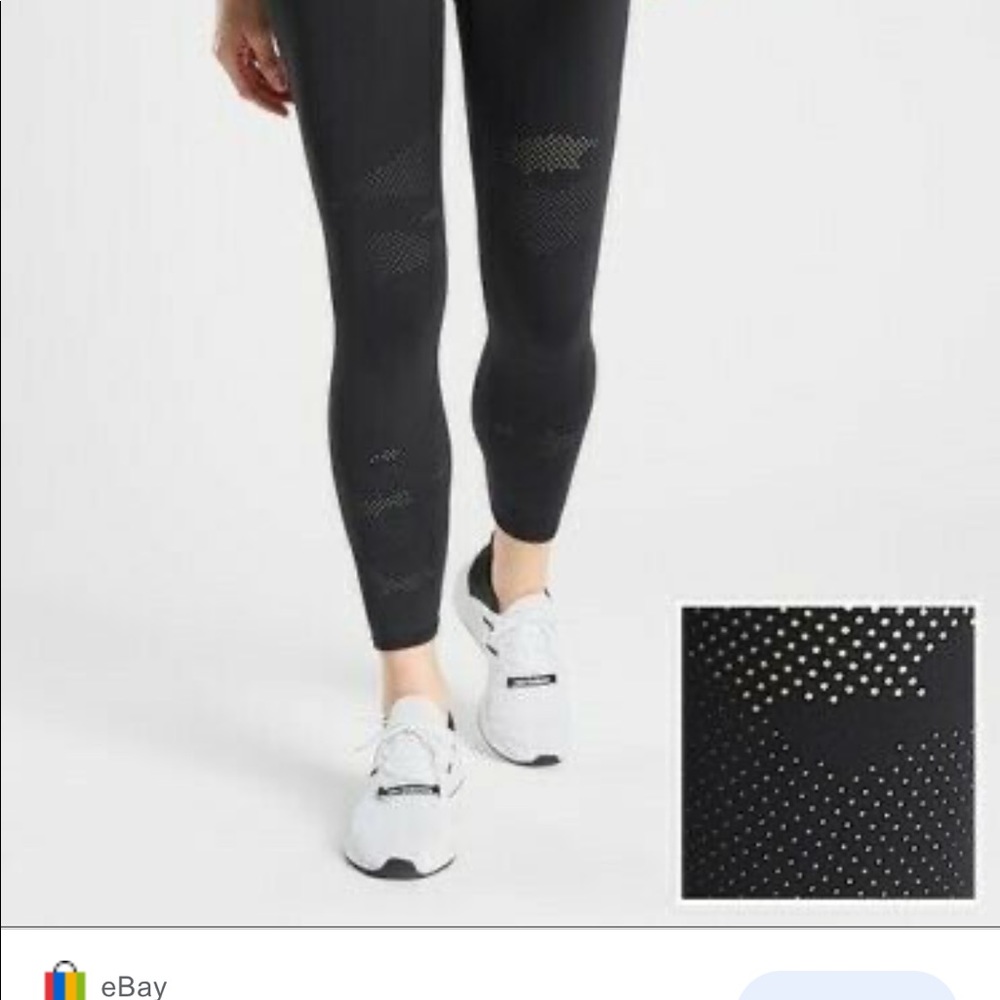Athleta Persistance Laser Cut Camo Leggings